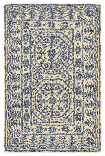 Surya Smithsonian SMI-2113 10'x14' Rug, Denim/Khaki