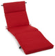 72" Outdoor Chaise Lounge Cushion, Papprika