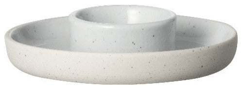 Sablo Egg Cup With Base, 2-Piece Set, Cloud