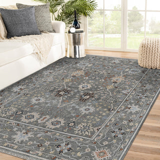 Bristol Maneux Area Rug Gray, 9' X 12'