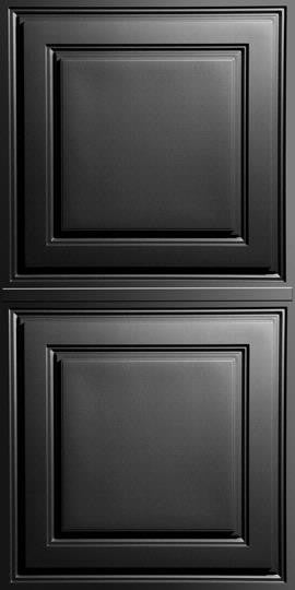 24"x48" Ceilume Stratford Ceiling Tiles, Black