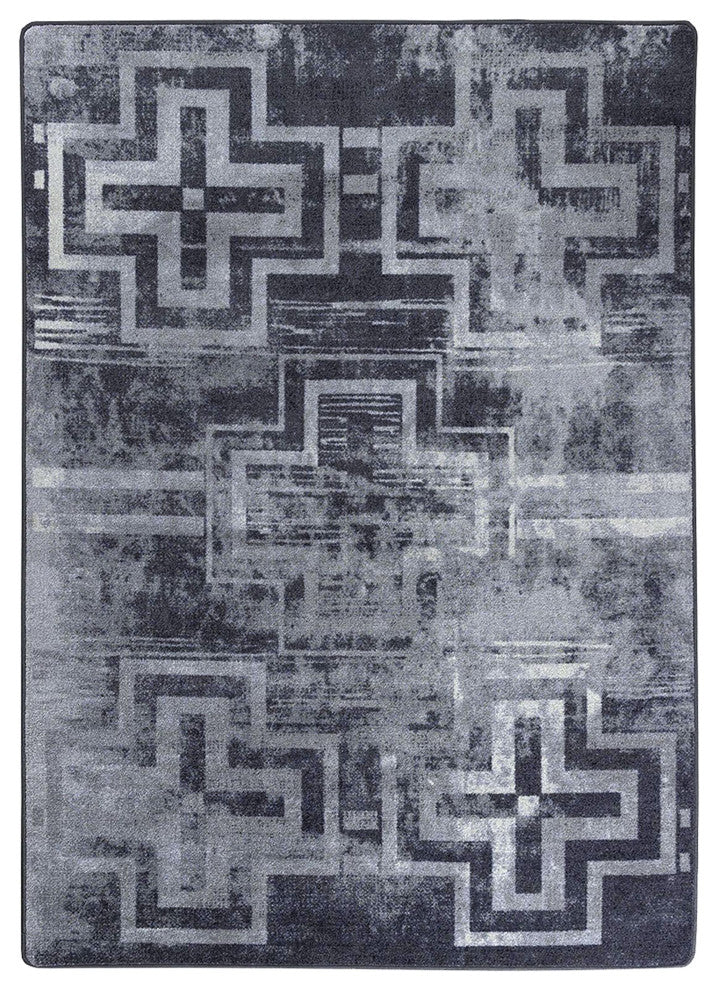 Distressed Bounty, Gray, 5'x8'