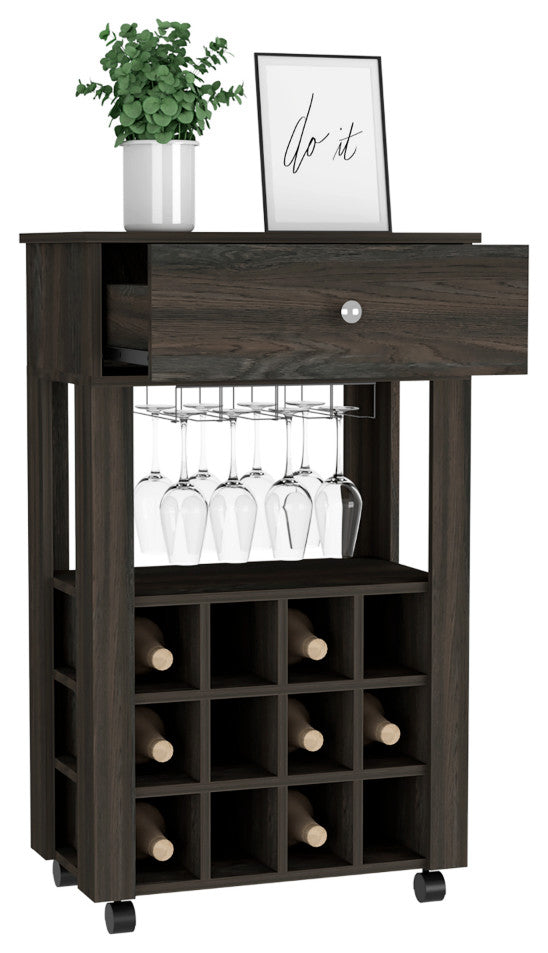 Bar Cart Bayamon, Living Room, Espresso