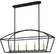 Quoizel COB540MBK 5-Light Island Chandelier, Concho Bay