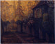 Henri Le Sidaner The Pavillion and the Alley, 20"x25" Wall Decal