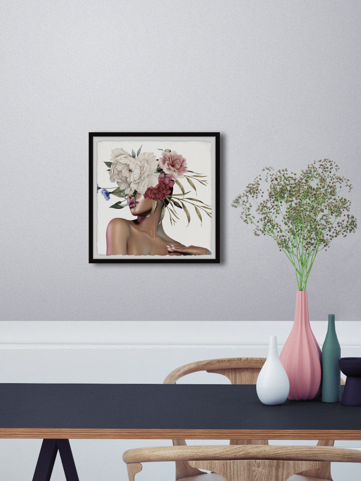 "Time Changes Everyone" Framed Painting Print, 24x24