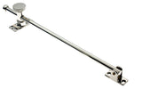 Genuine Solid Brass 12" Casement Adjuster, Bright Nickel