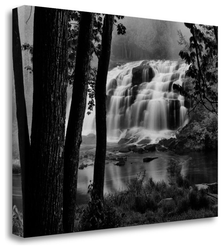 "Bond Falls And Trees" By Monte Nagler, Giclee Print on Gallery Wrap Canvas