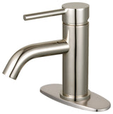 LSF8228DL Single-Handle Bathroom Faucet With Push Pop-Up, Brushed Nickel