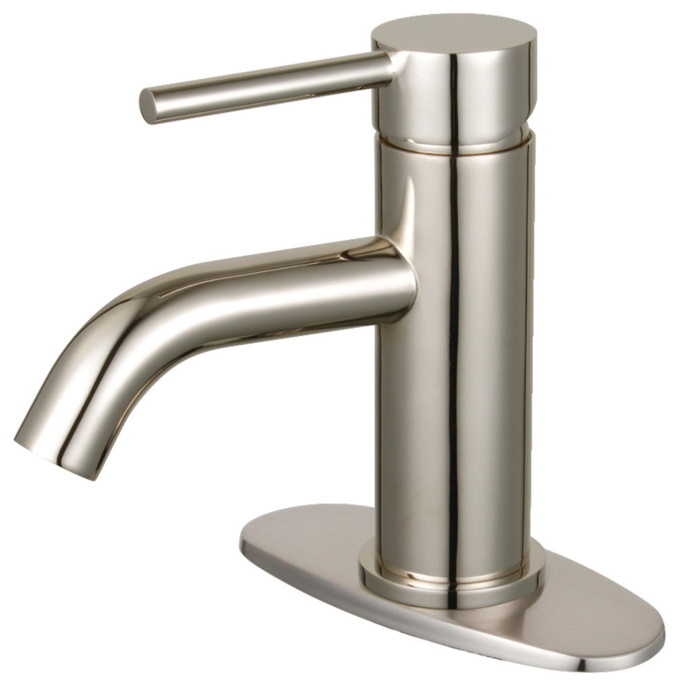 LSF8228DL Single-Handle Bathroom Faucet With Push Pop-Up, Brushed Nickel