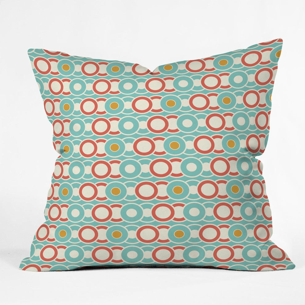 Heather Dutton Ring A Ding Outdoor Throw Pillow