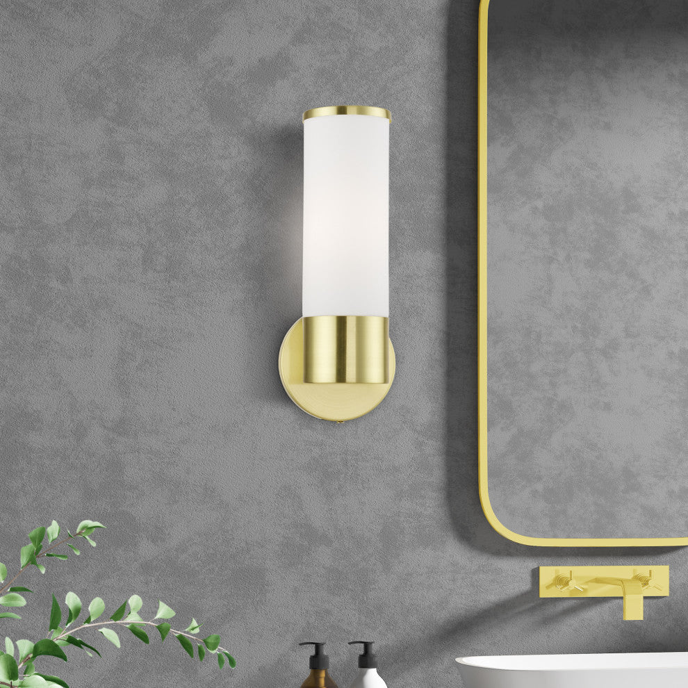 Lindale 1 Light Satin Brass ADA Single Sconce