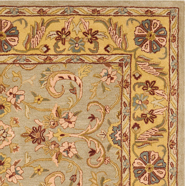 Safavieh Heritage Hg924A Green, Gold Area Rug