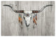 "Longhorn on Wood" Digital Paper Print by Avery Tillmon, 38"x26"