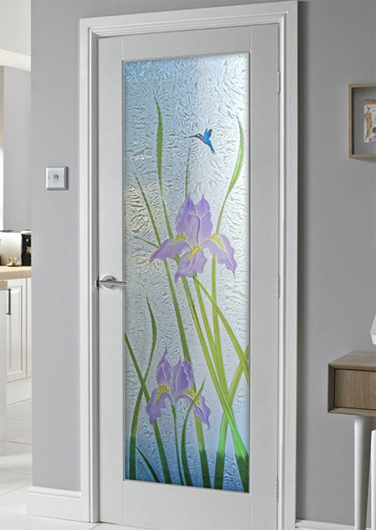 Interior Prehung Door or Interior Slab Door - Iris Hummingbird - Primed -...