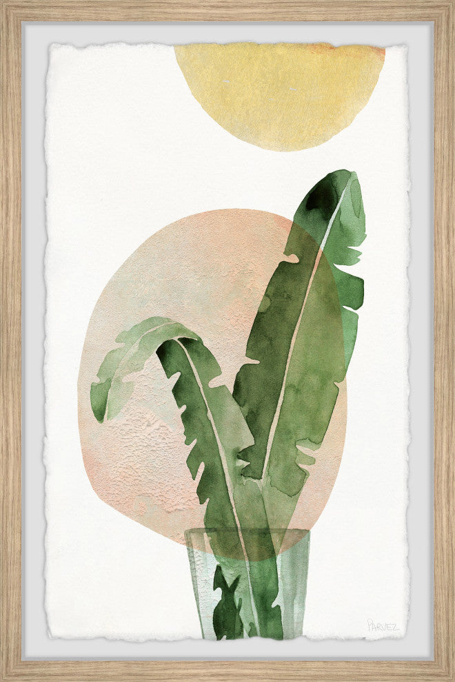 "Desktop Planter II" Framed Painting Print