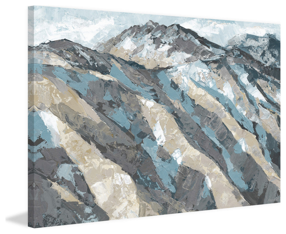 "The Blue Gem" Painting Print on Wrapped Canvas, 12x8