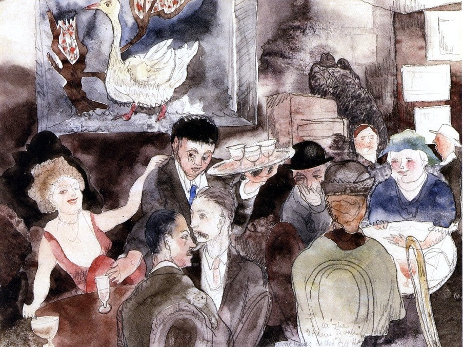 Charles Demuth At the Golden Swan: Sometimes Called 'Hell Hole' Wall Decal