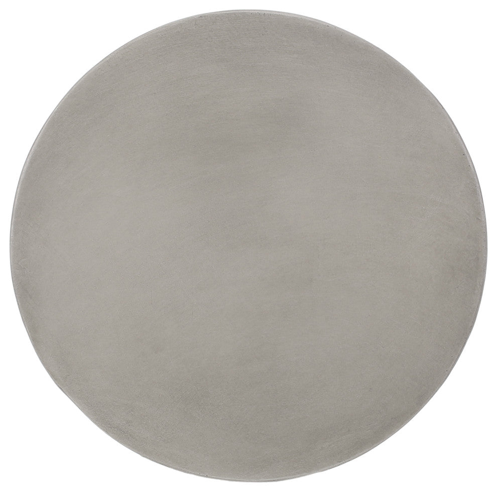 Inkwood Outdoor Lightweight Concrete Side Table, Concrete Finish
