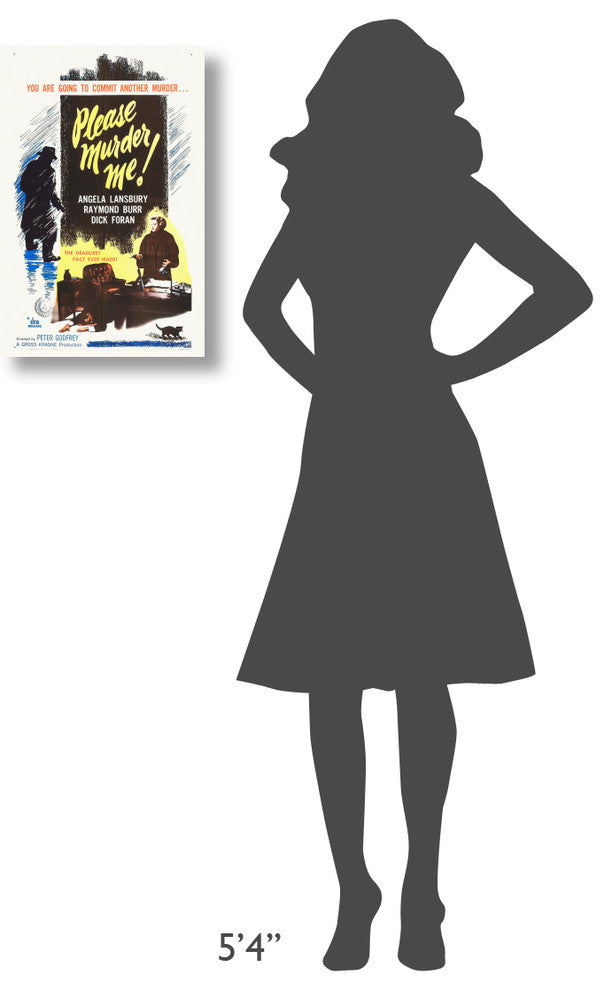 "Please Murder Me!" Stretched Canvas Giclee by Hollywood Photo Archive, 15x22"
