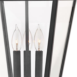 Hinkley Alford Place 19.5" Large Outdoor Hanging Lantern, Museum Black