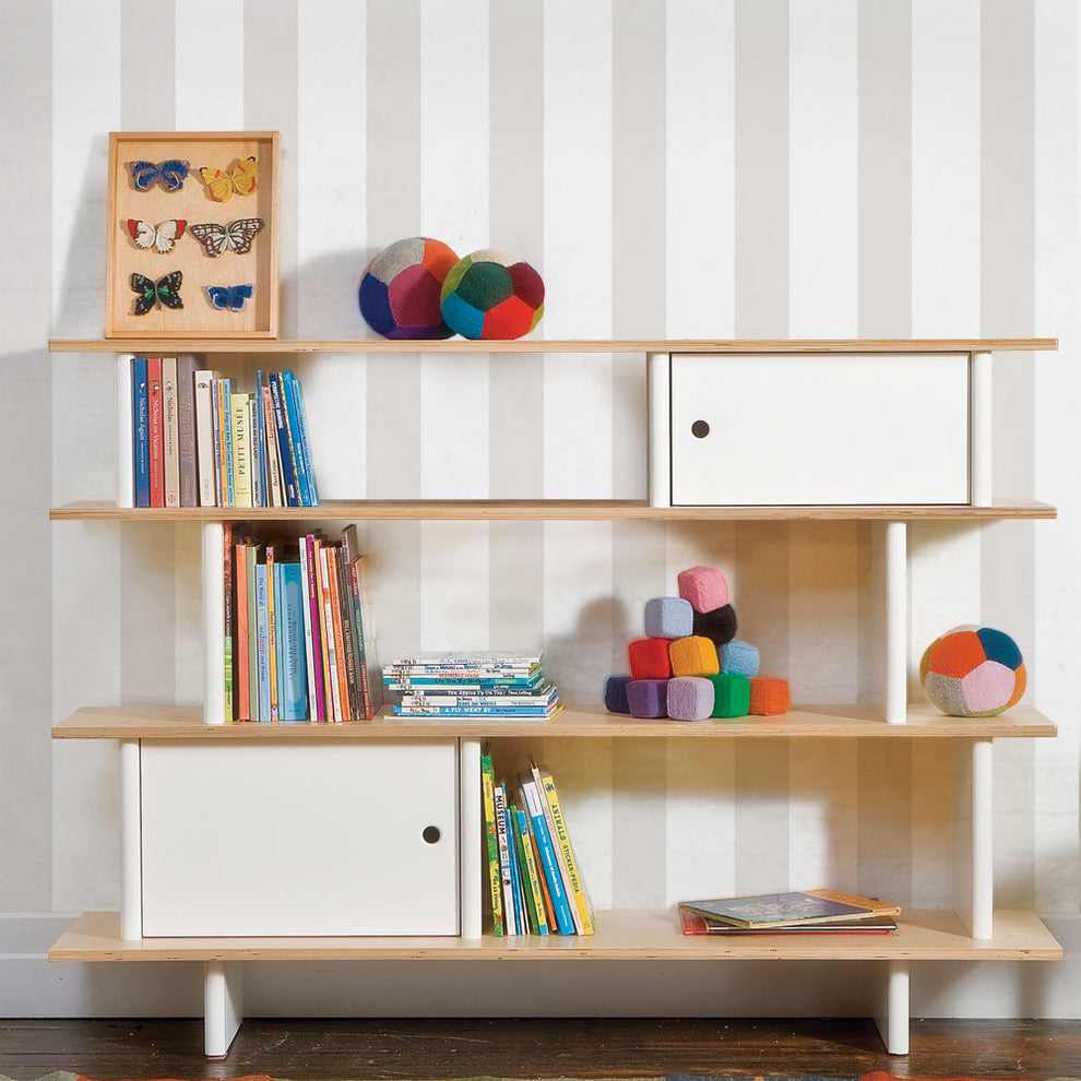 Vertical Stripe Peel and Stick Vinyl Wallpaper, Beige, 24"w X 108"h
