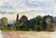 Camille Pissarro Trees Eragny, Gallery Wrapped Canvas Print, 18"x27"