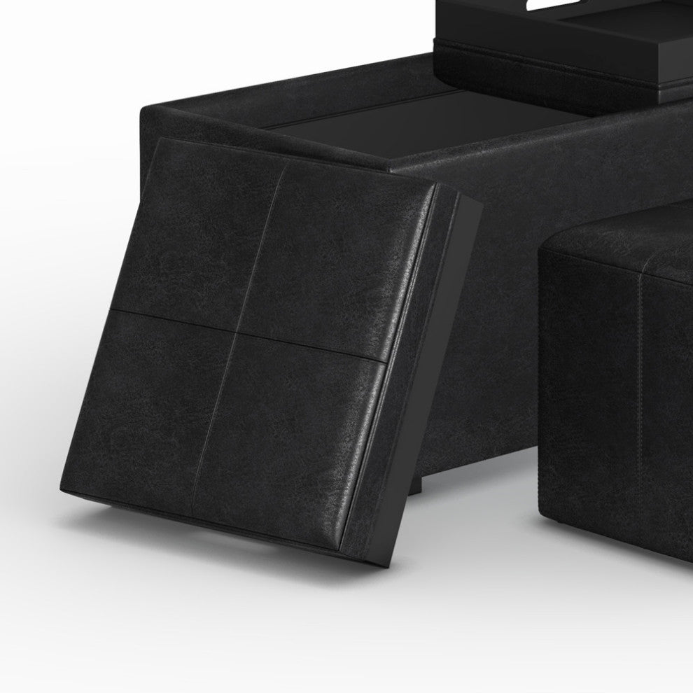 Avalon 5 Piece Storage Ottoman