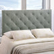 Modern Contemporary Bedroom Queen Headboard Gray