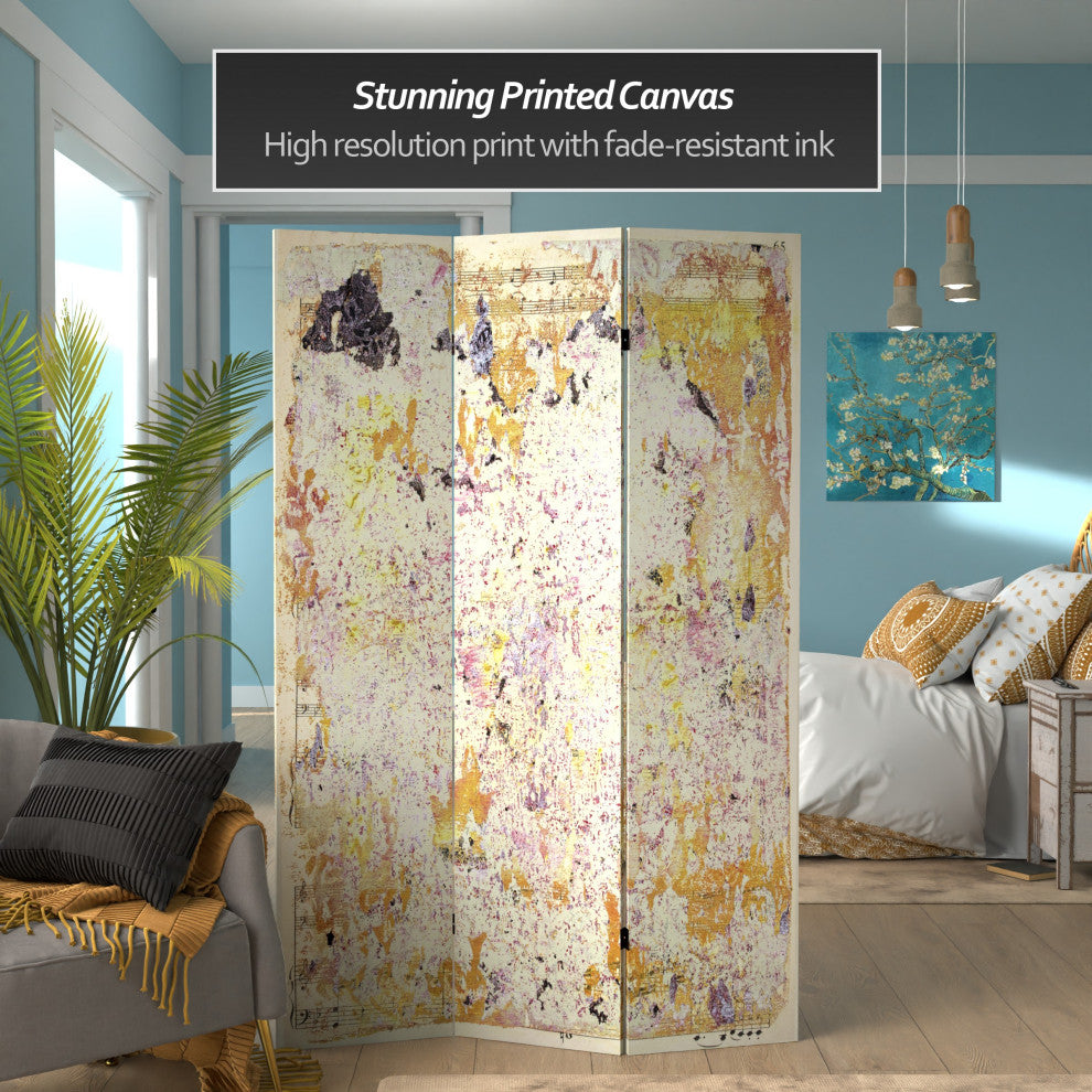 6' Tall Bebop Canvas Room Divider