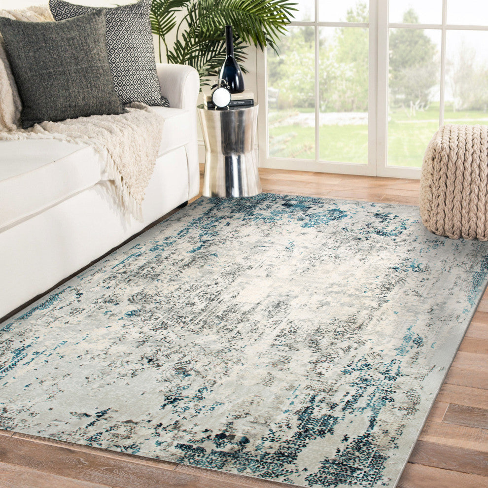 Ariella 5'25" X 7'21" Ft Power Loomeded Indoor Rug