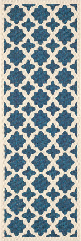 Safavieh Courtyard CY6913-268 4' Round Navy Rug