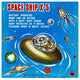 "Space Ship X-5" Digital Paper Print by Retrorocket, 32"x32"