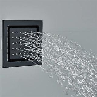 Fontana Rieti 20" Mist Rainfall Matte Black Shower System With Handheld Shower