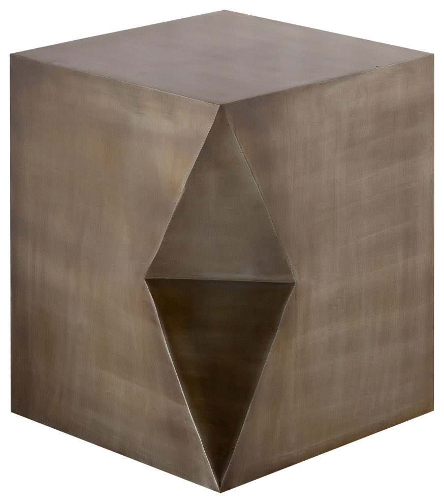 Pasargad Home Aleksy Side Table (Grey)