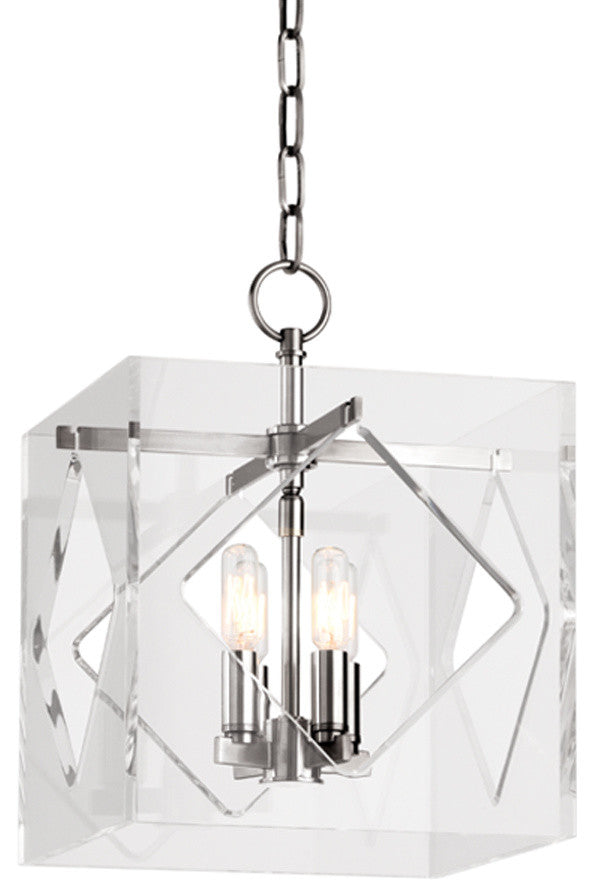 Hudson Valley Travis 4 Light Pendant, Polished Nickel - 5912-PN