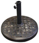 Pemberly Row Round Umbrella Base in Antique Bronze