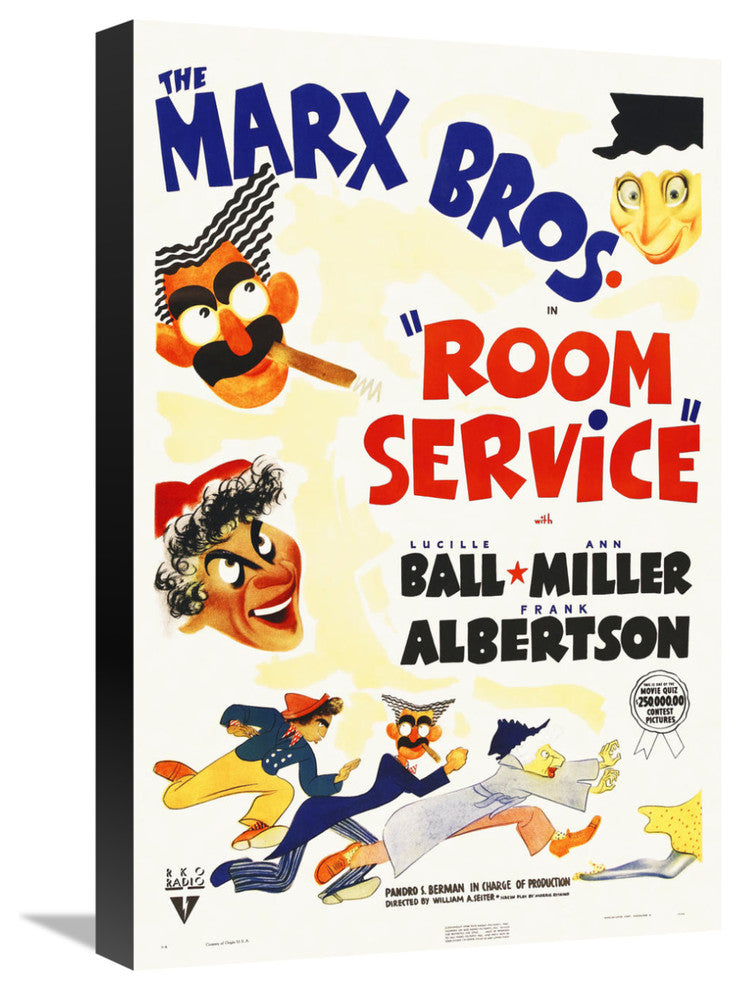 "Marx Brothers - Room Service 04" Canvas by Hollywood Photo Archive, 15x22"