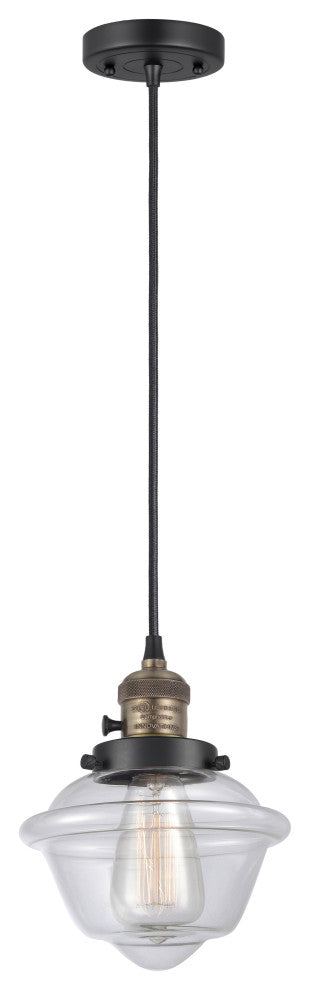 INNOVATIONS 201CSW-BAB-G532 1-Light Mini Pendant Black Antique Brass