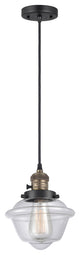 INNOVATIONS 201CSW-BAB-G532 1-Light Mini Pendant Black Antique Brass