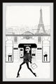 "Chic City Walk" Framed Painting Print, 8x12