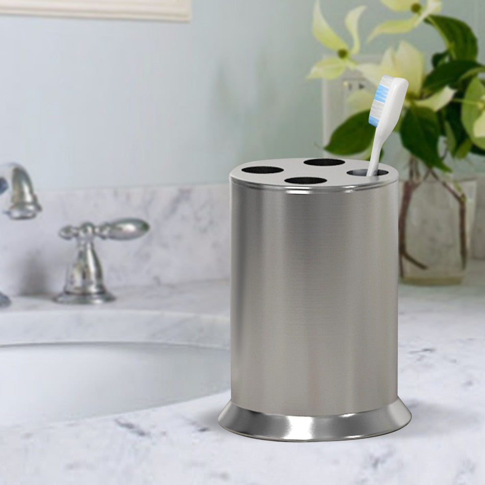 nu steel Newport Toothbrush Holder