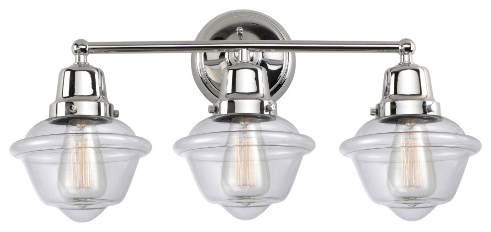 Innovations 623-3W-PC-G532 3-Light Bath Vanity Light, Polished Chrome