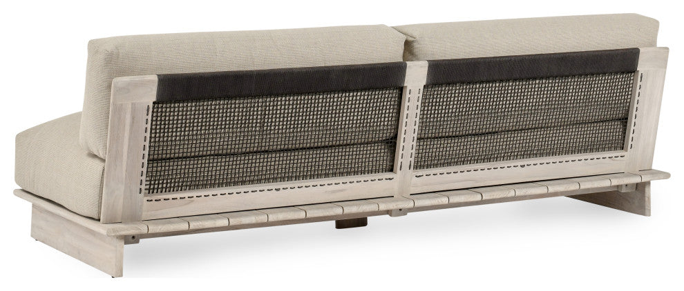 Livia Outdoor Teak Modular Sectional