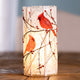 LED Cardinal Bird Luminary, Set of 2