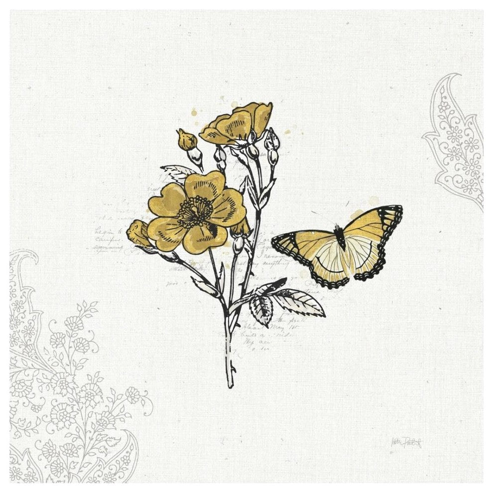 "Harvest Fields III" Digital Paper Print by Katie Pertiet, 32"x32"