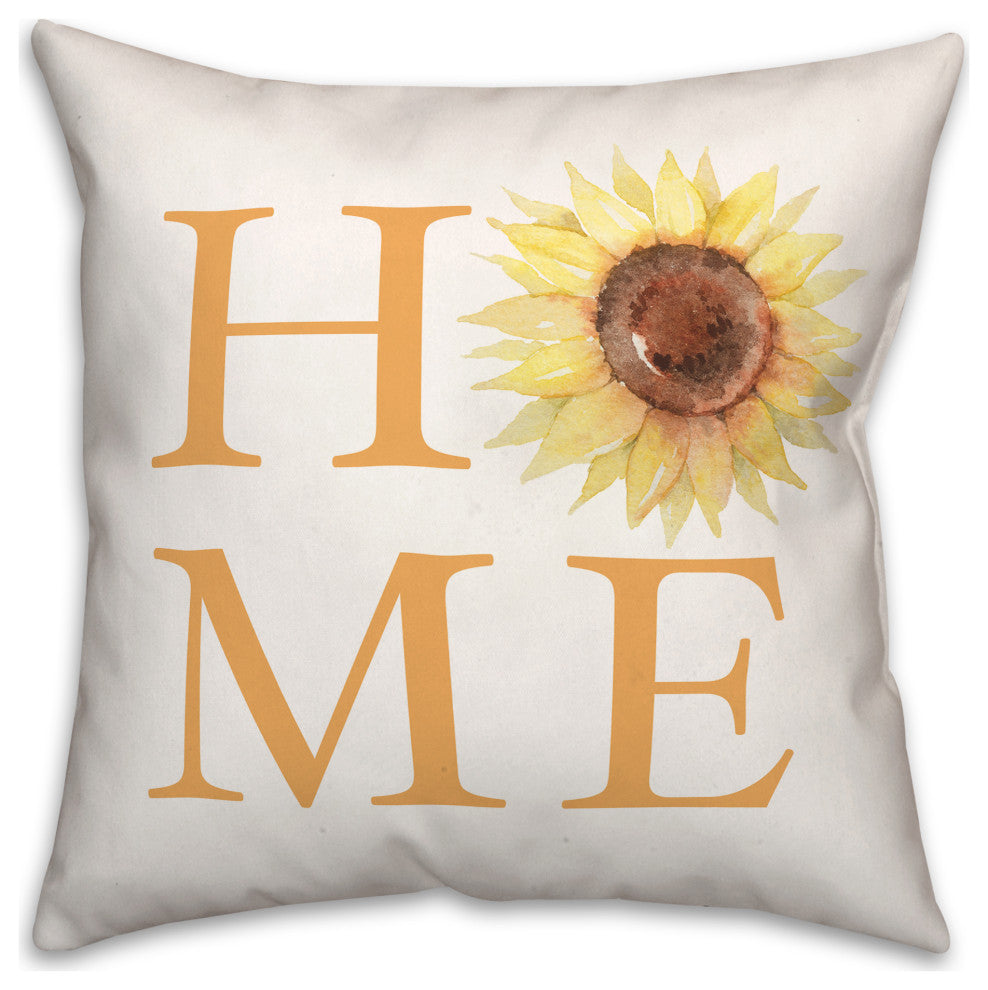 Home Sunflower 18x18 Indoor / Outdoor Pillow