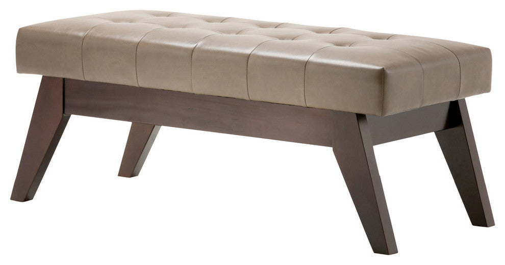 Draper Mid Century Tufted Ottoman Bench