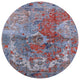 Ahgly Company Indoor Round Mid-Century Modern Area Rugs, 7' Round