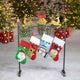 42" Tall Classic Iron Christmas Stocking Holder Stand